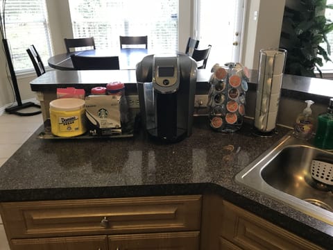 Keurig coffee station