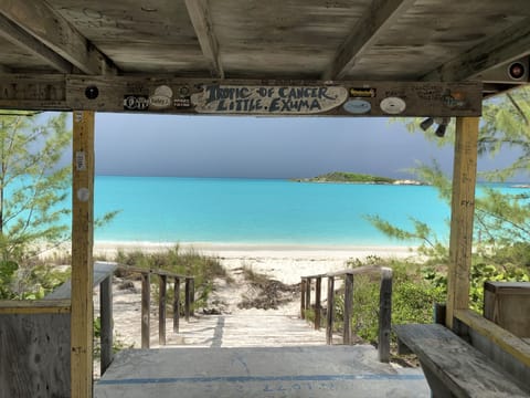 Sun loungers, beach umbrellas, beach towels