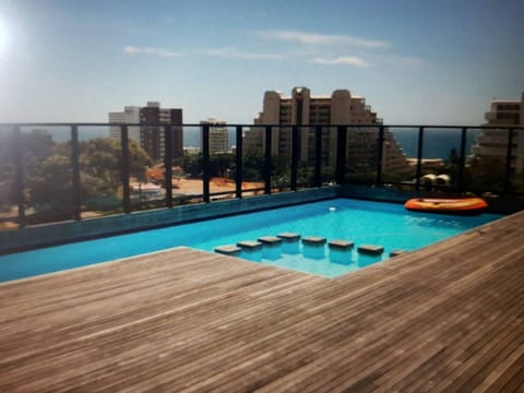 Outdoor pool, a rooftop pool