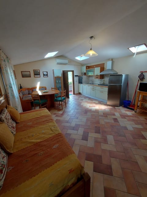 in the studio/apartment living area  first floor north east side