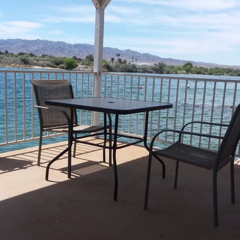 Our deck over the water.