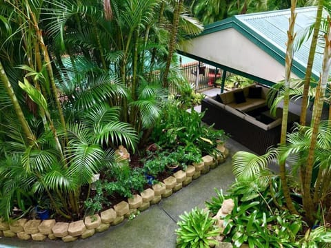 Enjoy the tropical escape and gardens.