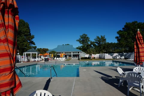 Indoor pool, outdoor pool