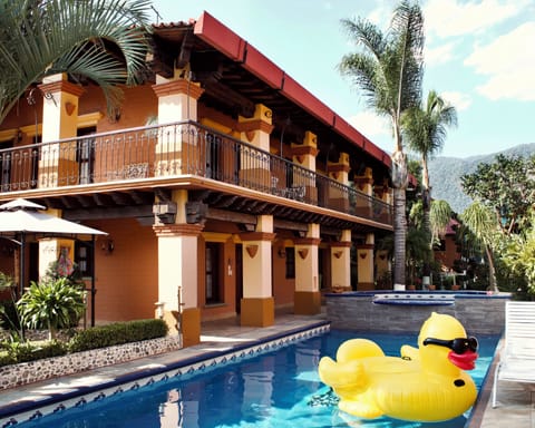 Indoor pool, outdoor pool