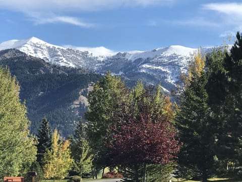 The Bridger Mountains which are in view from the property. 