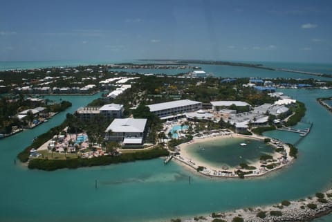 Aerial view of Duck Key