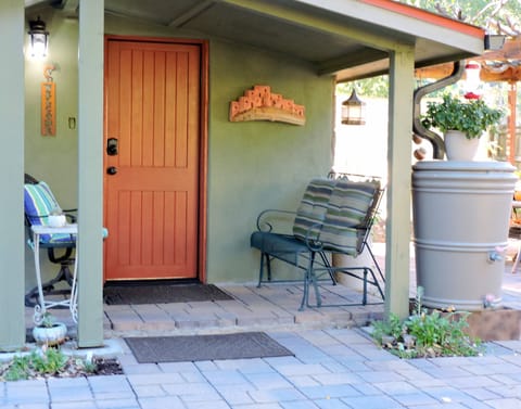 Front Entrance and Porch. Sip Coffee here or on Your Patio!