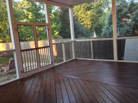 Screened in porch