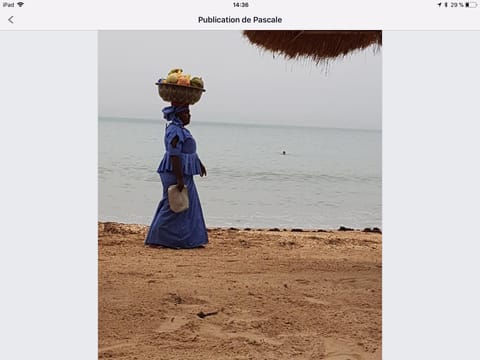 On the beach, sun loungers