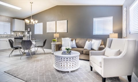 Beautifully decorated, open concept home.