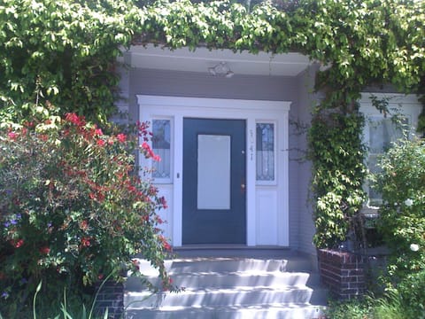 Entry porch and door
