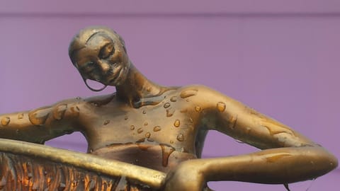 Your host Todji is a sculptor