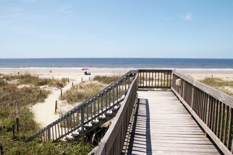 On the beach