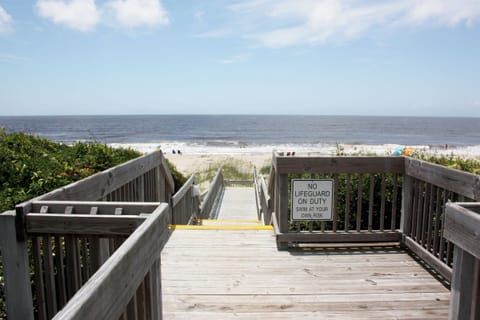 On the beach