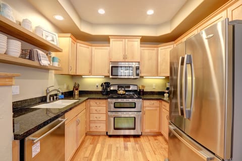 Chef grade kitchen appliances.