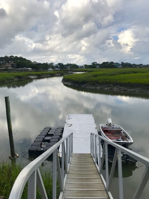 View from private dock