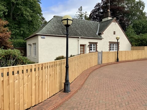 View from next doors garden