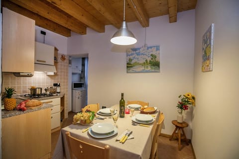 Kitchen and dining area