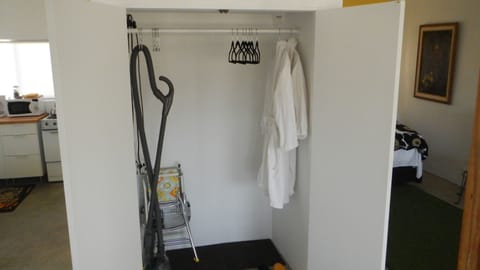 Large closet with robes & slippers provided for your use during your stay.