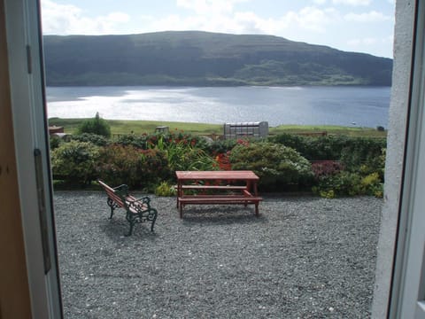 view from door of Eilean Isay cottage