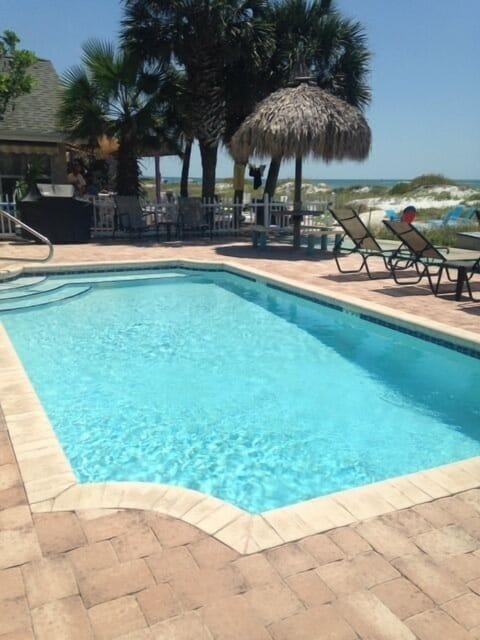 Gulf front pool