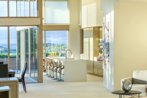 Mountain views from the kitchen