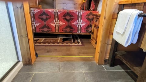 Main floor king bath - 36" wide doorway