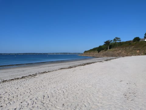 On the beach, beach towels