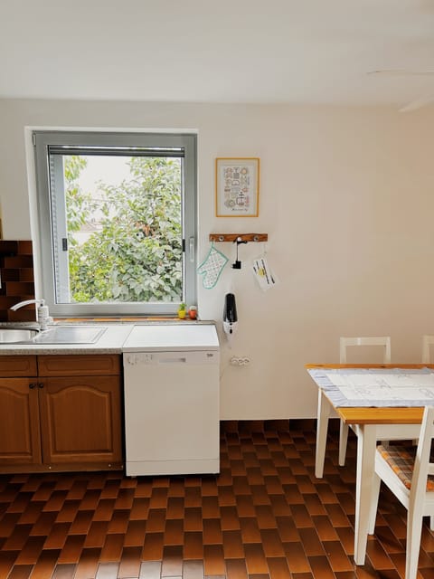 Kitchen and dining area