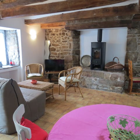 Fireplace in the lounge