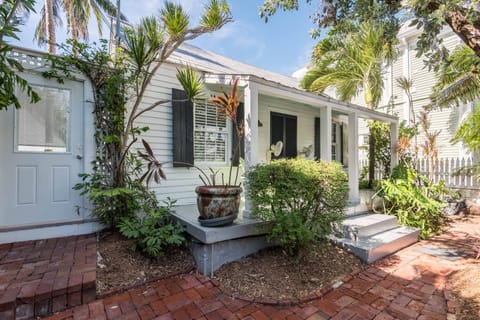Front porch and patio