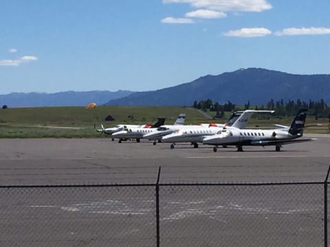 McCall ID airport 5 miles from Conifer Lodge
