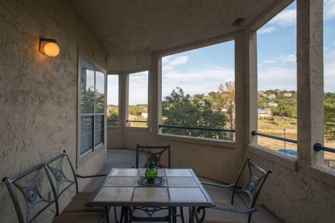 Large wrap around balcony