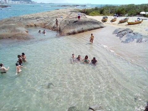 On the beach