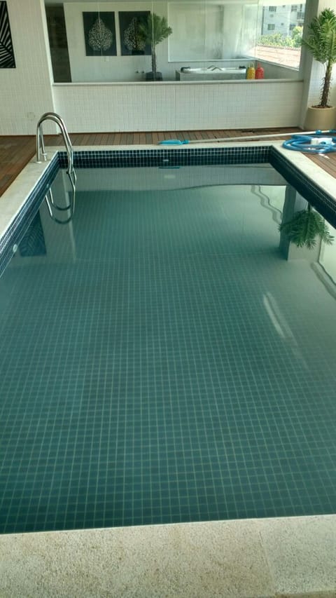 Indoor pool, a heated pool