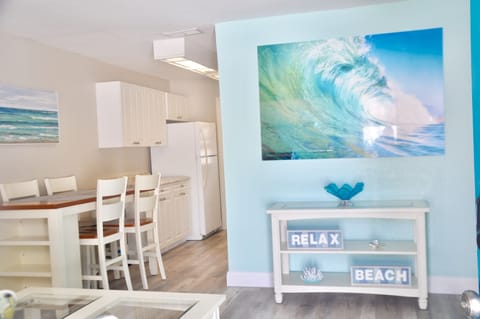 Newly renovated and furnished with a great beach feel.