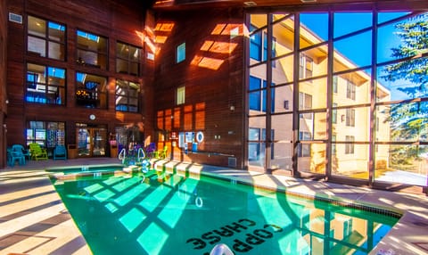 Indoor pool, a heated pool