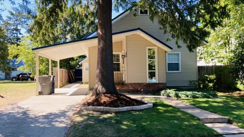 Only blocks away from downtown and all the amenities of our mountain-lake town.