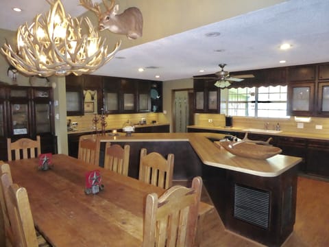 Large kitchen with island