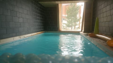 Indoor pool, a heated pool