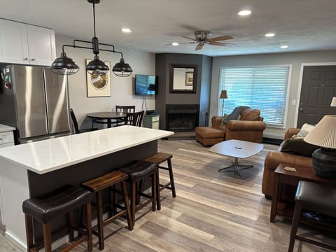 Living Area with Fireplace