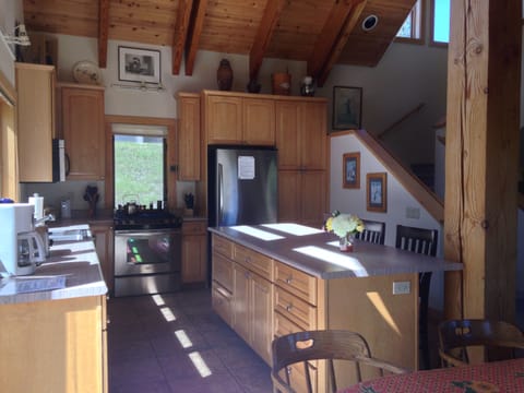 Fully equipped kitchen with everything you need to cook at home