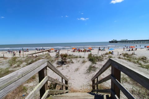 On the beach