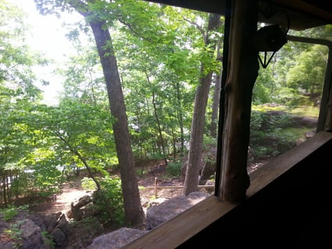 Caddell Cabin - view from screened in porch