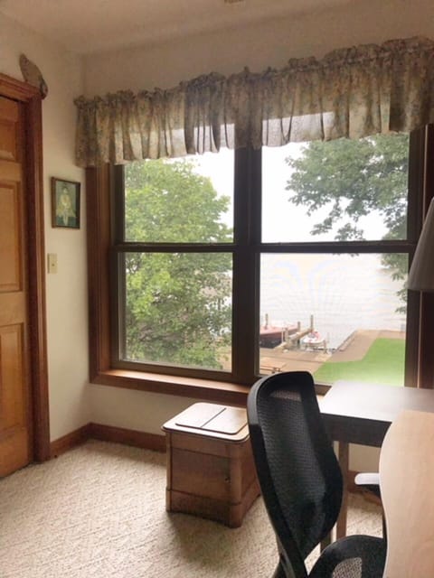 upstairs open office area