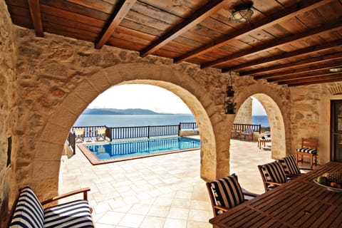 the view from the shaded veranda