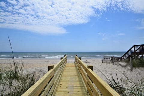 On the beach