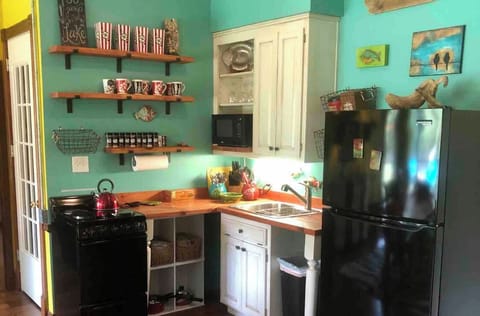 Kitchenette has everything you need! Service for 12. 