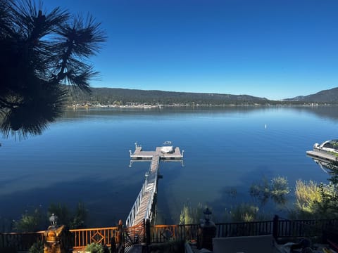 Private Dock just off the back Deck