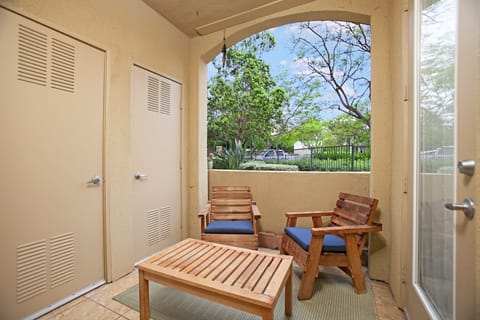 Private patio